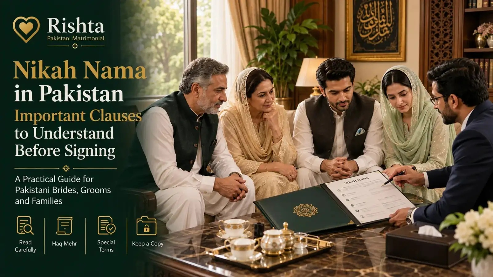 Nikah Nama in Pakistan: Important Clauses Every Bride and Groom Should Understand Before Signing